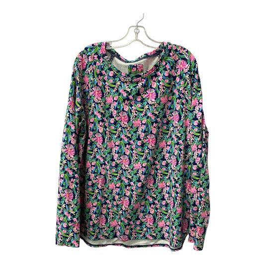 Top Ls Designer By Lilly Pulitzer In Floral Print, Size:Xl