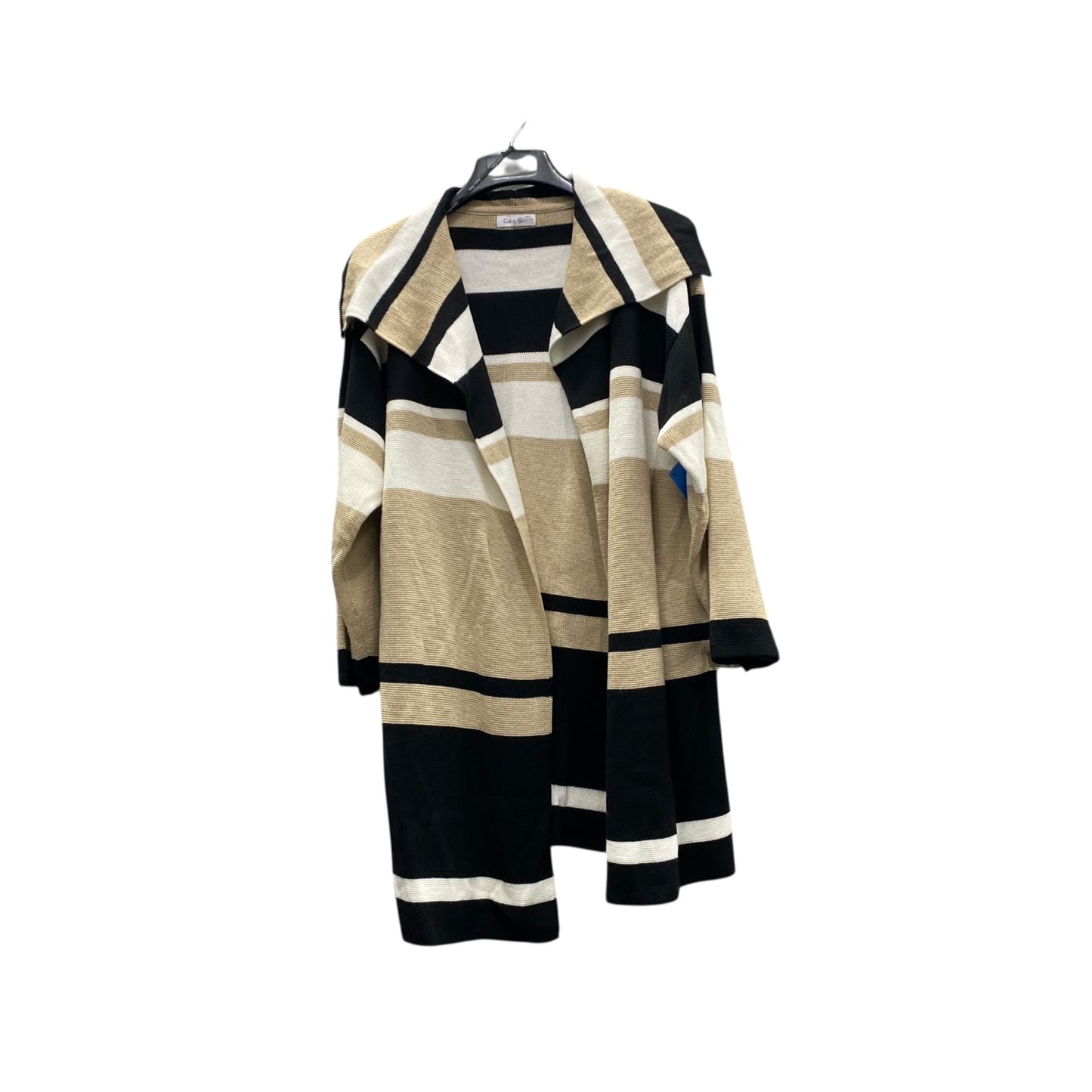 Sweater Cardigan By Calvin Klein In Brown, Size:Xl