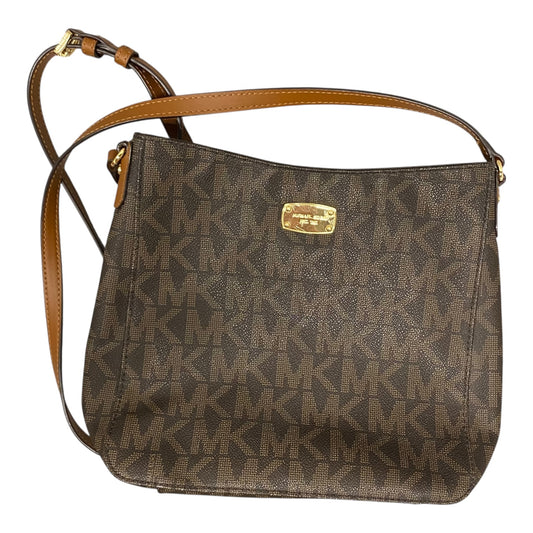 Crossbody Designer By Michael Kors In Brown, Size:Medium