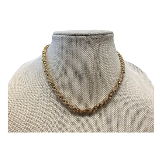 Necklace Statement  In Gold
