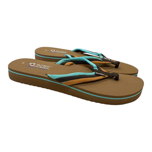 Sandals Flip Flops By Bobs In Multi, Size:7