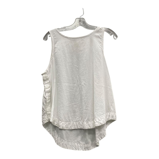 Top Sleeveless By Cloth & Stone In White, Size:L
