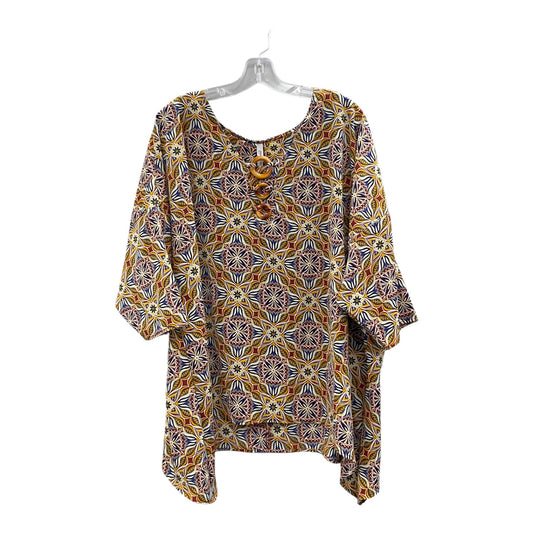 Top Ss By Ny Collection In Yellow, Size:2X