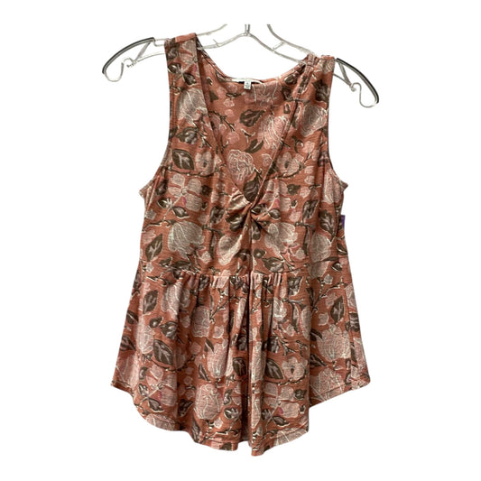 Top Sleeveless By Lucky Brand In Pink, Size:M
