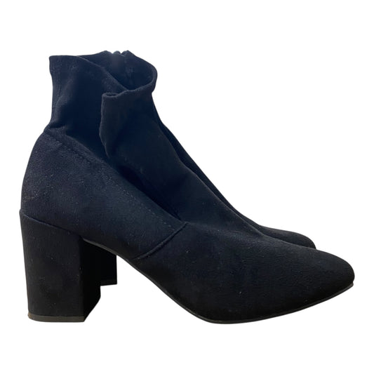 Boots Ankle Heels By Mari A  In Black, Size:8.5