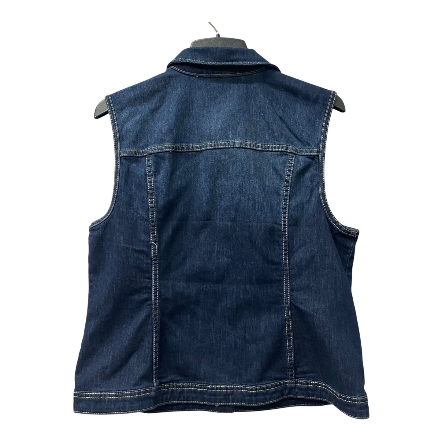 Vest Other By Christopher And Banks In Blue, Size:L