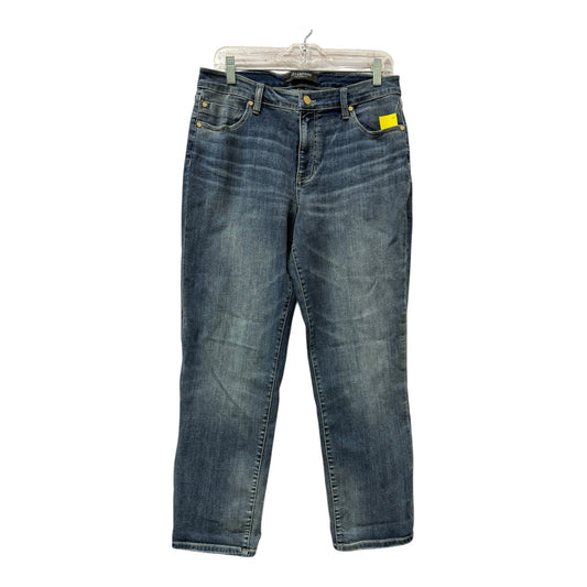 Jeans Straight By Liverpool In Blue, Size:12