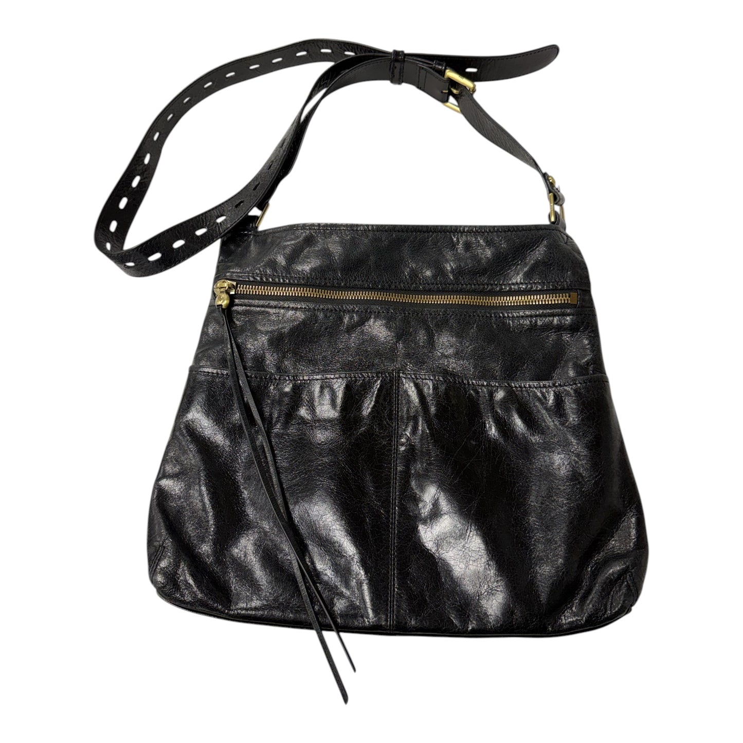 Crossbody Leather By Hobo Intl In Black, Size:Medium