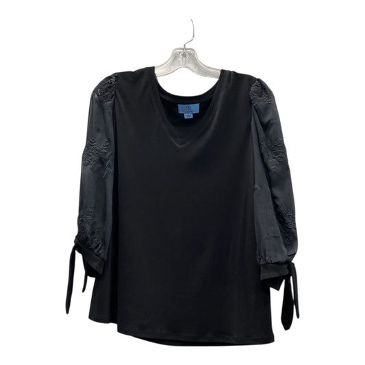 Top 3/4 Sleeve By Cece In Black, Size:M