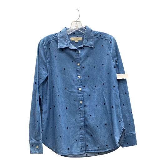 Top Ls By Loft In Blue, Size:Xs