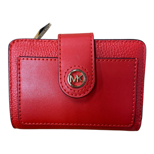 Wallet Designer By Michael Kors In Red, Size:Small