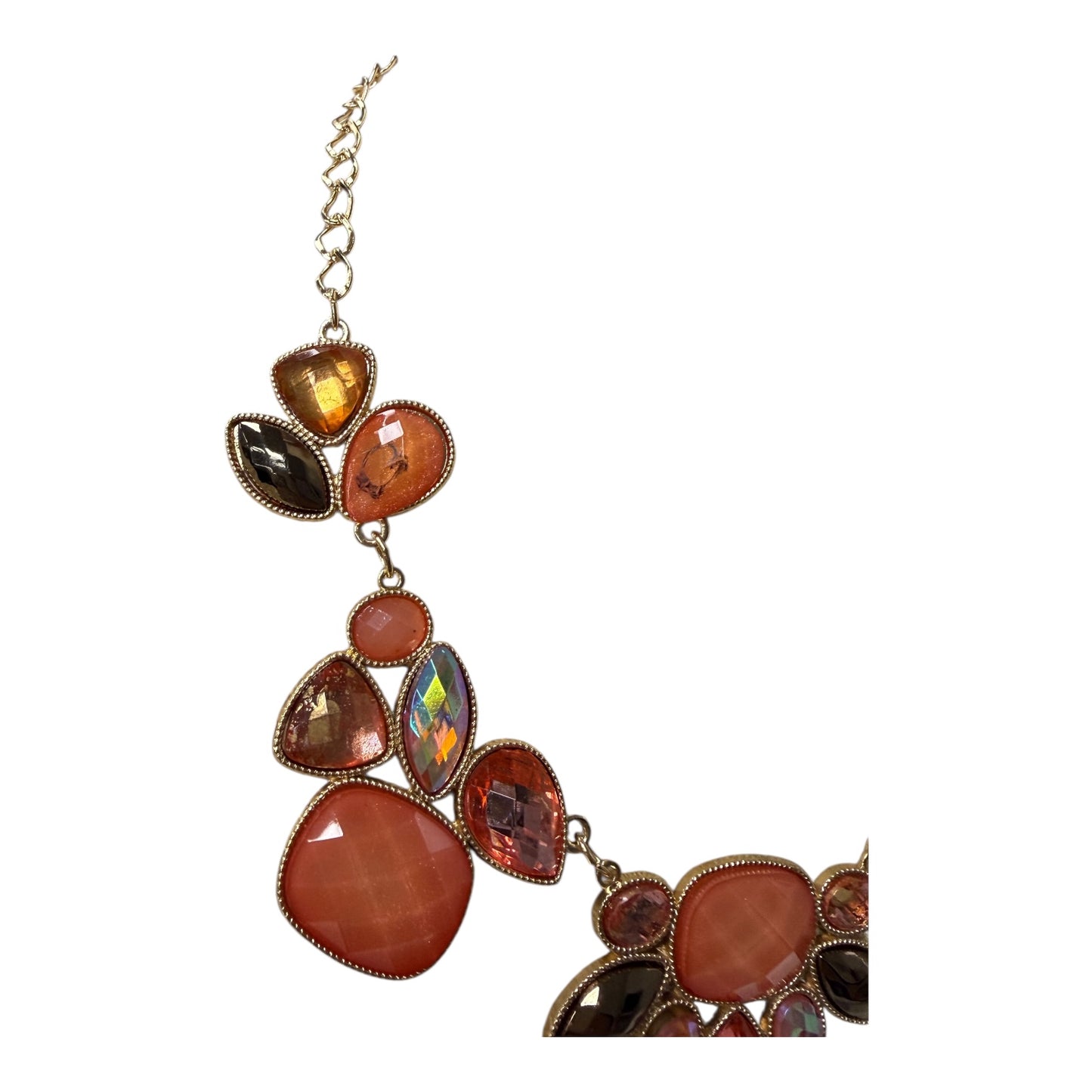 Necklace Statement By Charming Charlie In Orange