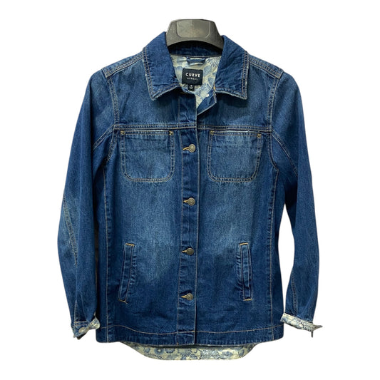 Jacket Denim By Curve Appeal In Blue, Size:M