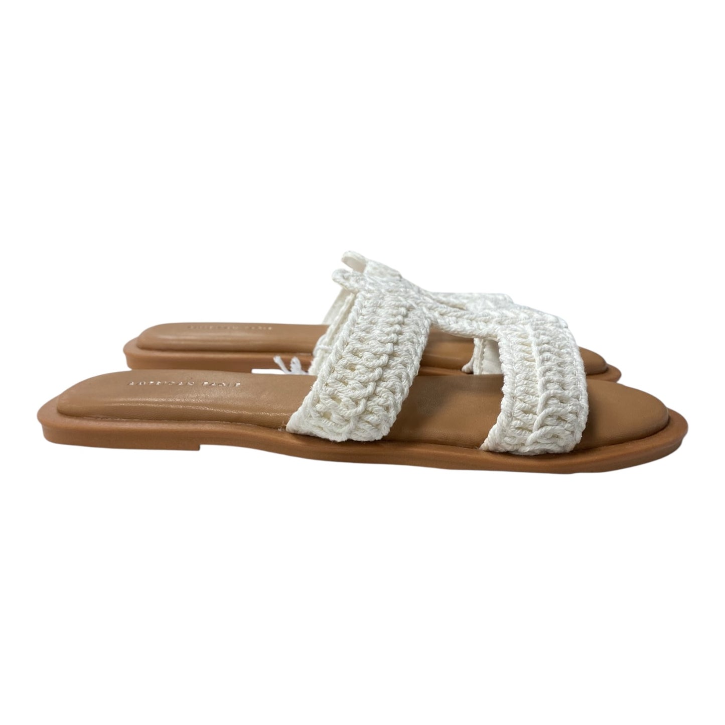 Sandals Flats By American Eagle In White, Size:8