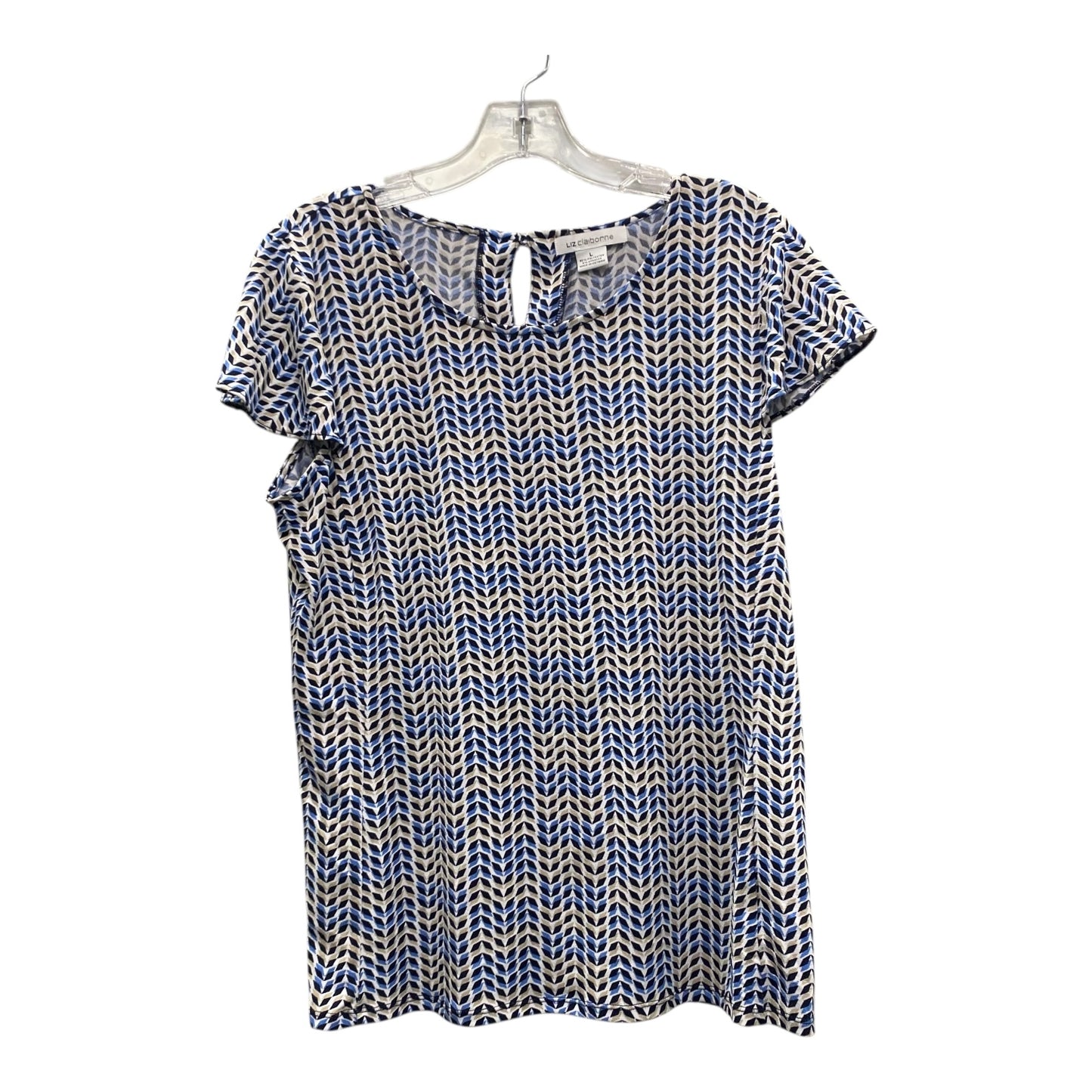 Top Ss By Liz Claiborne In Blue, Size:L