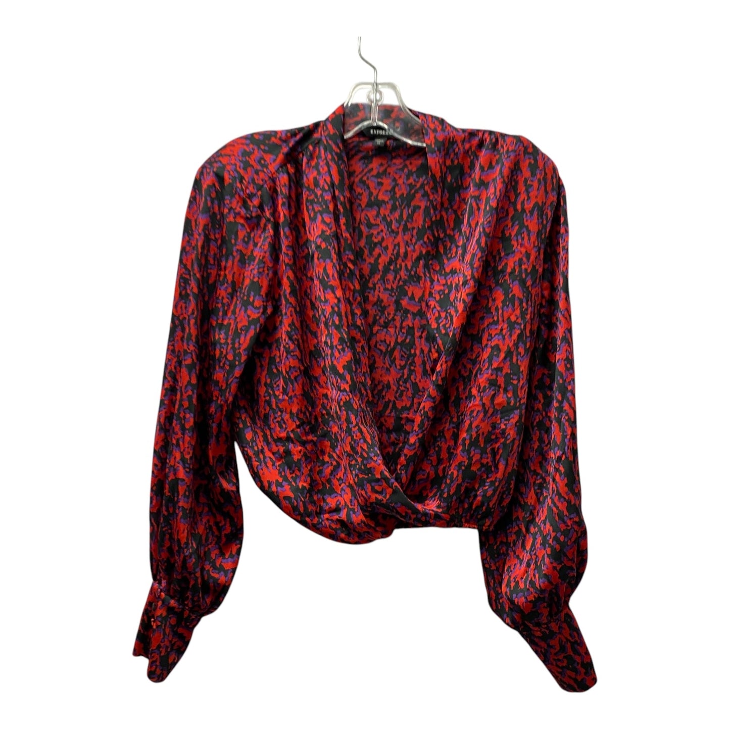 Top Ls By Express In Red, Size:Xs