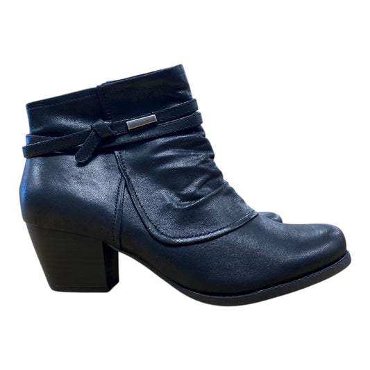 Boots Ankle Heels By Yuu Collection In Black, Size:12