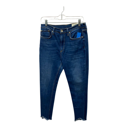 Jeans Skinny By Rag And Bone In Blue, Size:8