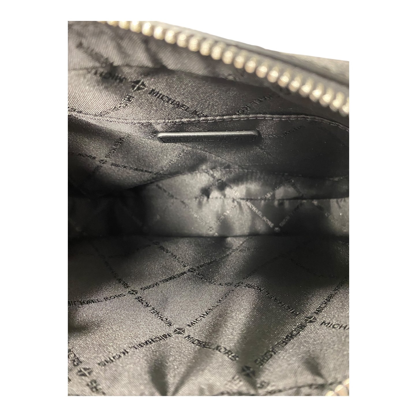 Crossbody Designer By Michael Kors In Black & Grey, Size:Small