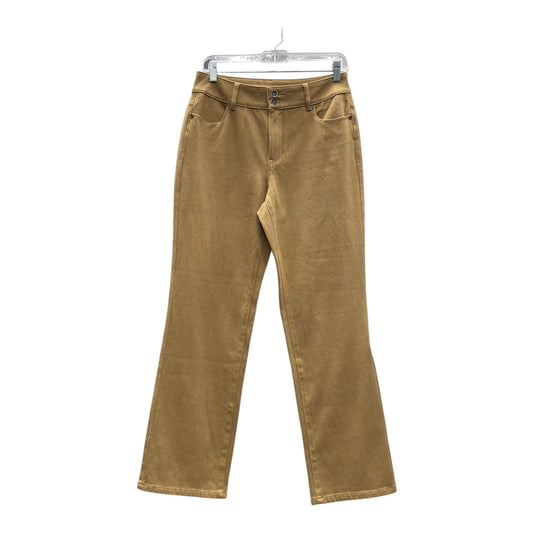 Jeans Straight By Coldwater Creek In Tan, Size:6P