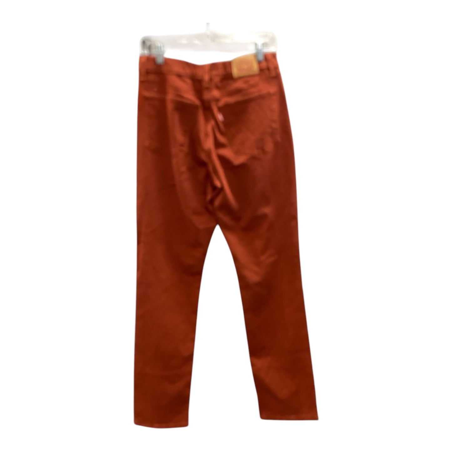 Jeans Straight By Levis In Orange, Size:8