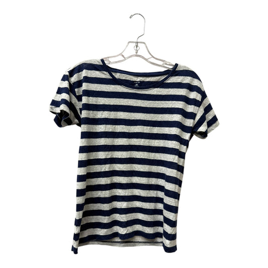 Top Ss Basic By J. Crew In Blue & White, Size:Xs