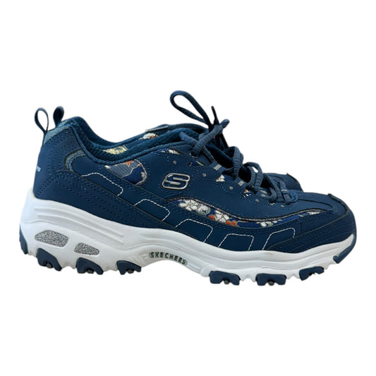 Shoes Athletic By Skechers In Blue, Size:7.5