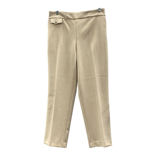Pants Cropped By Rachel Zoe In Tan, Size:10
