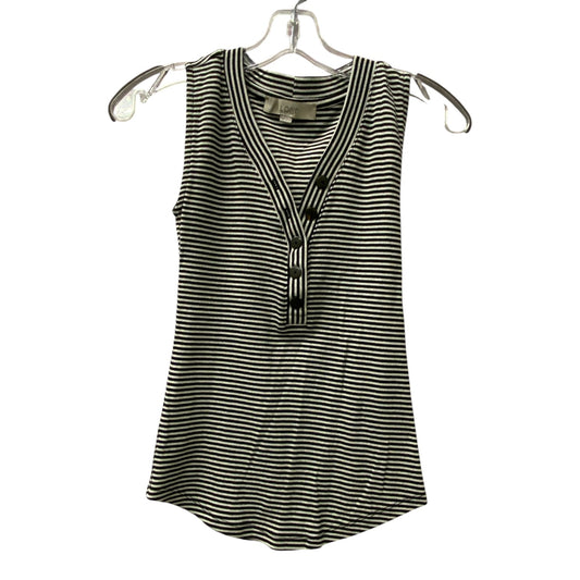 Top Sleeveless By Loft In Black, Size:Xxs