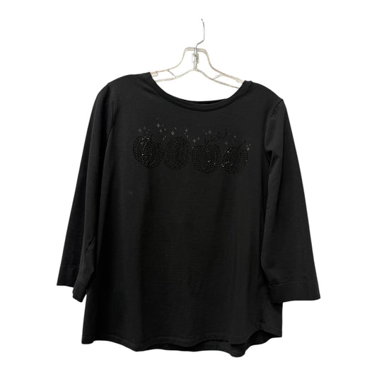Top Ls Basic By Chicos In Black, Size:L