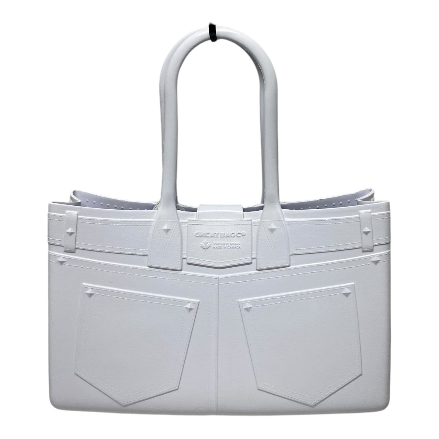 Tote By great bag co In white, Size:Large