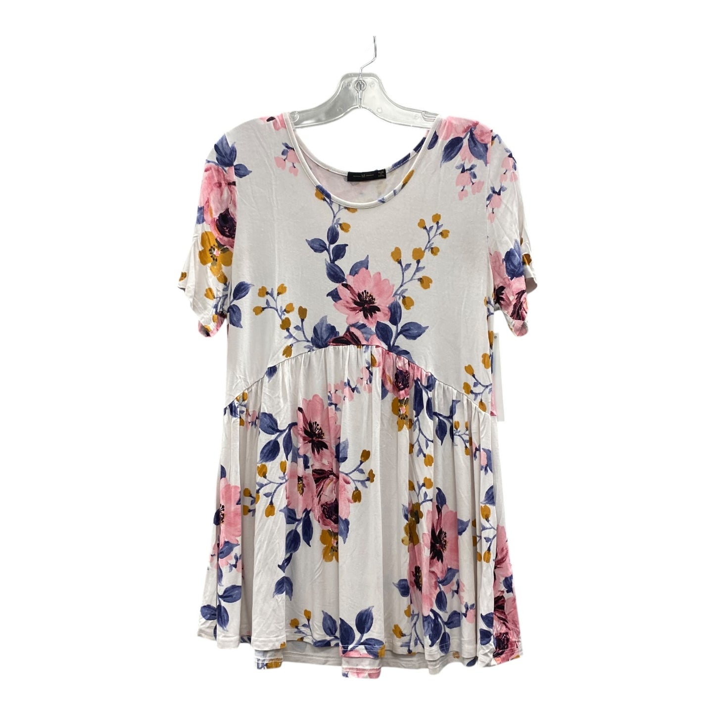 Mat Top Ss  In Pink, Size:M