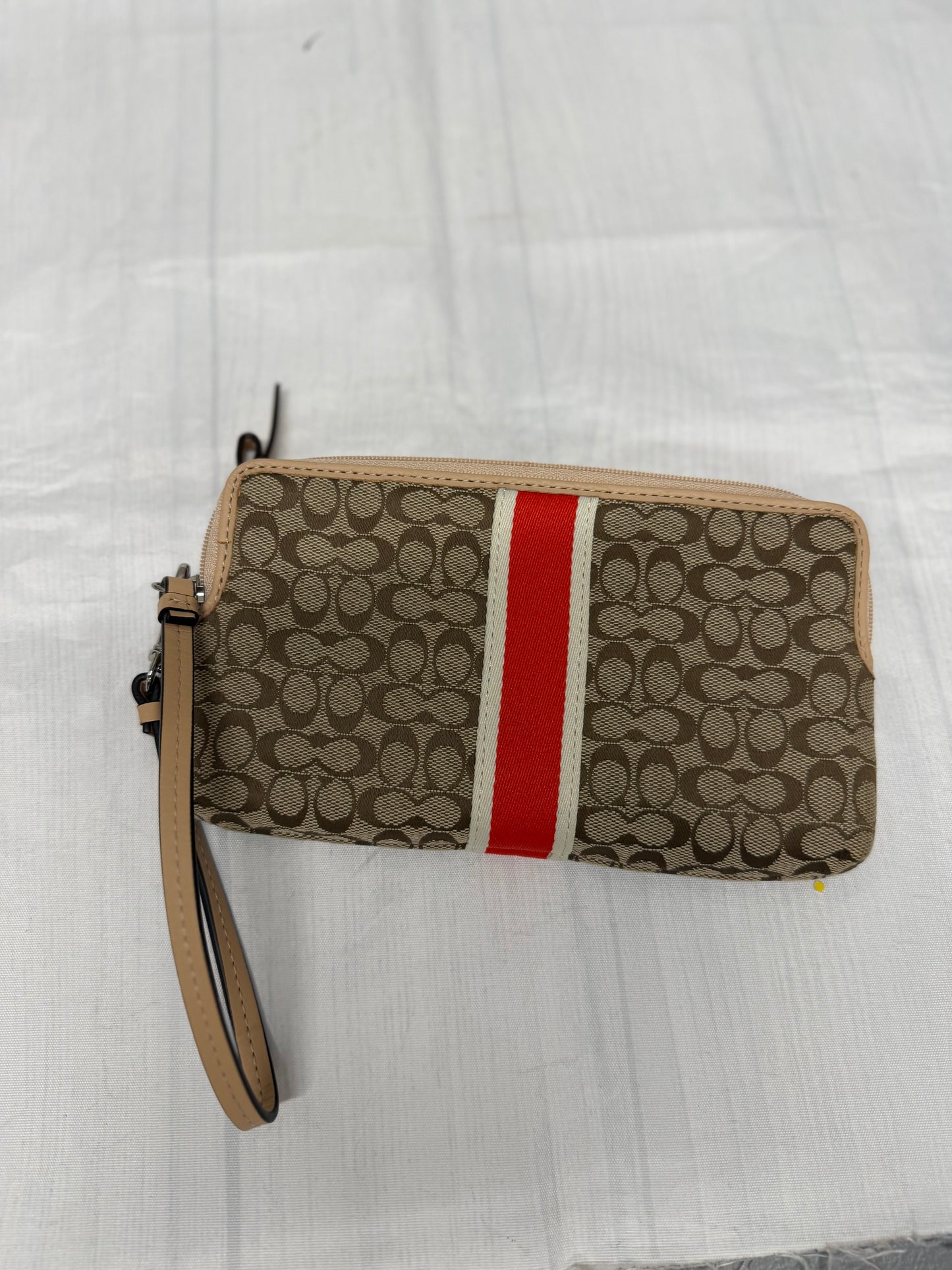 Wristlet Designer By Coach In Orange, Size:Medium