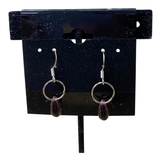 Earrings Dangle/Drop  In Purple