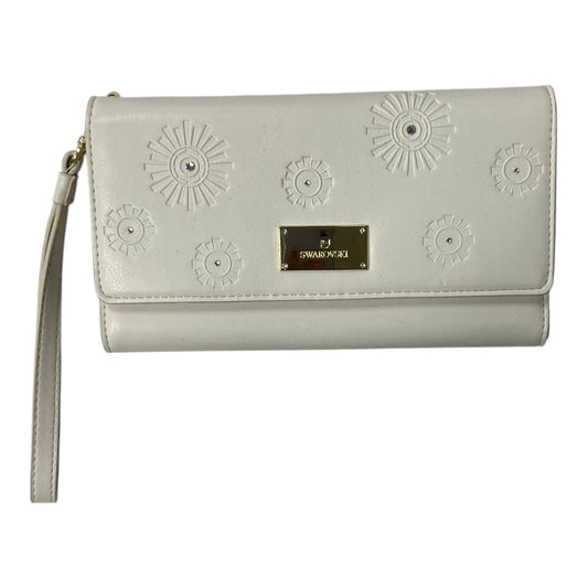 Wristlet Designer By Swarovski In Beige, Size:Medium