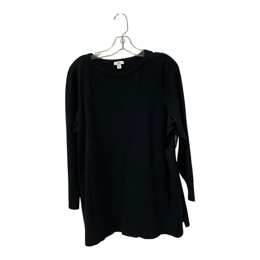 Sweater By J. Jill In Black, Size:Xl