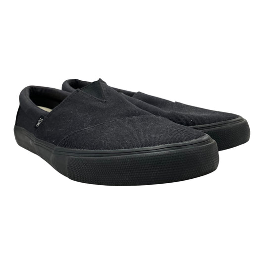 Shoes Flats By Toms In Black, Size:11