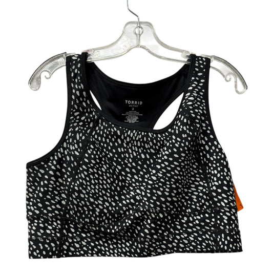Athletic Bra By Torrid In Black & White, Size:2