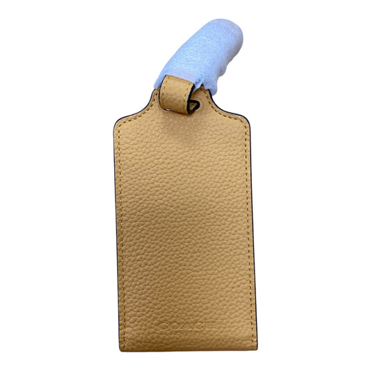 Accessory Designer Tag By Coach In Yellow