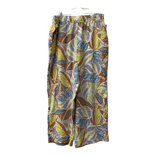 Pants Linen By C And C In Multi, Size:16