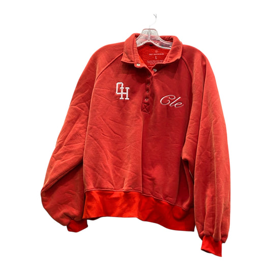 Athletic Jacket By emily roggenurk  In Red, Size:L