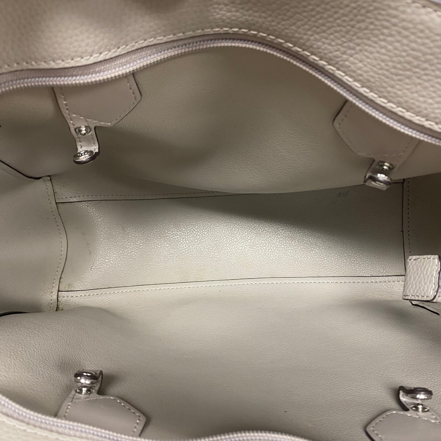 Tote Designer By Michael Kors In Taupe, Size:Large