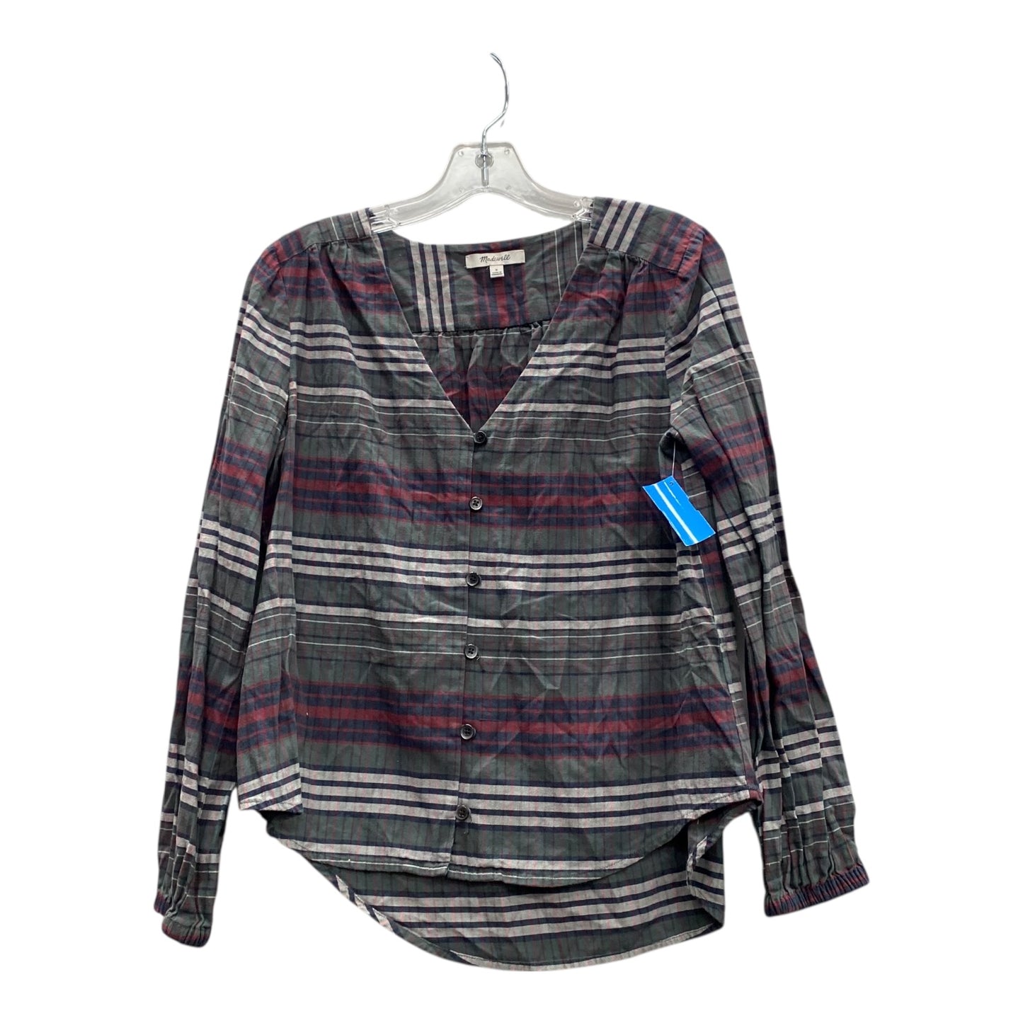 Blouse Ls By Madewell In Green, Size:S