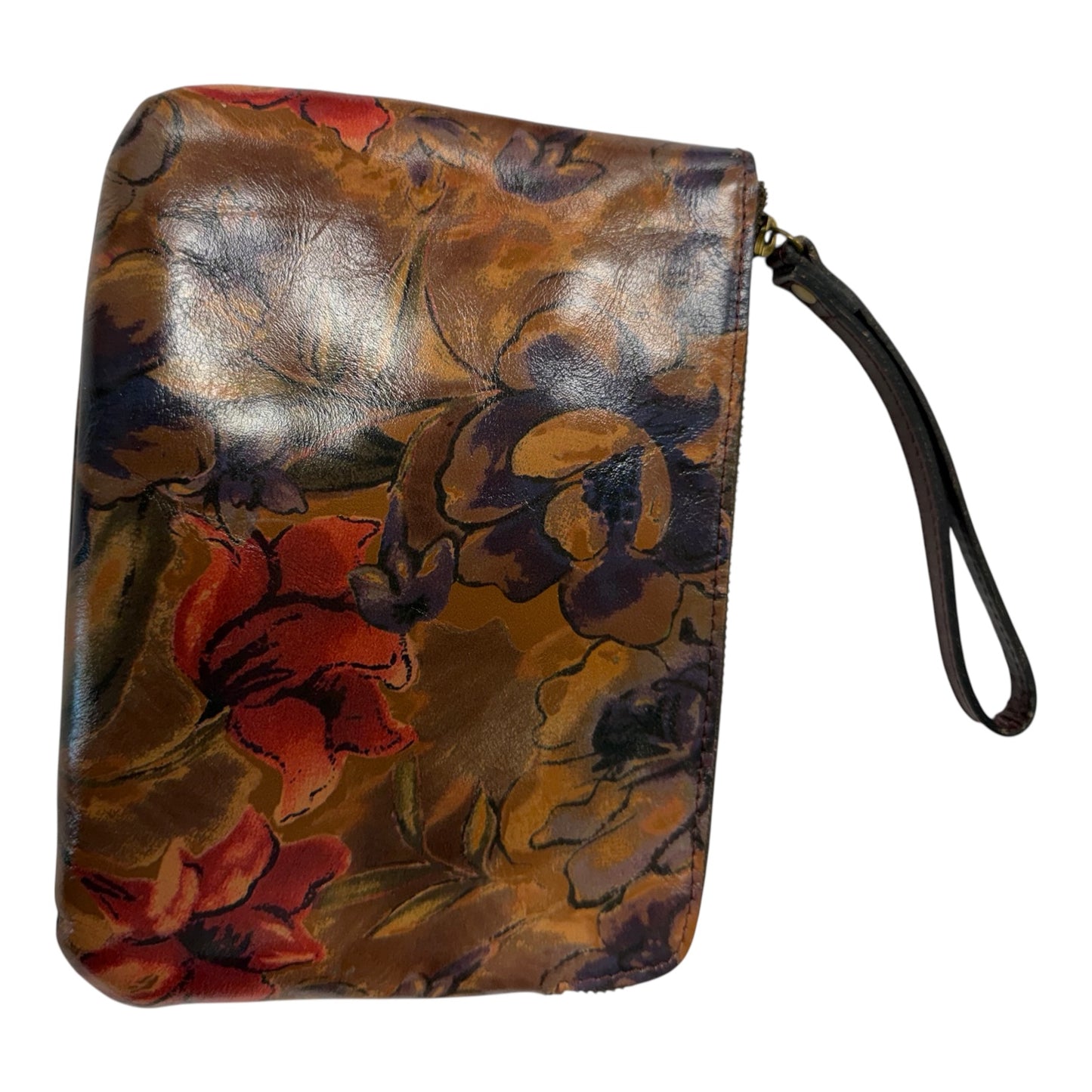 Wristlet Designer By Patricia Nash In Brown, Size:Medium