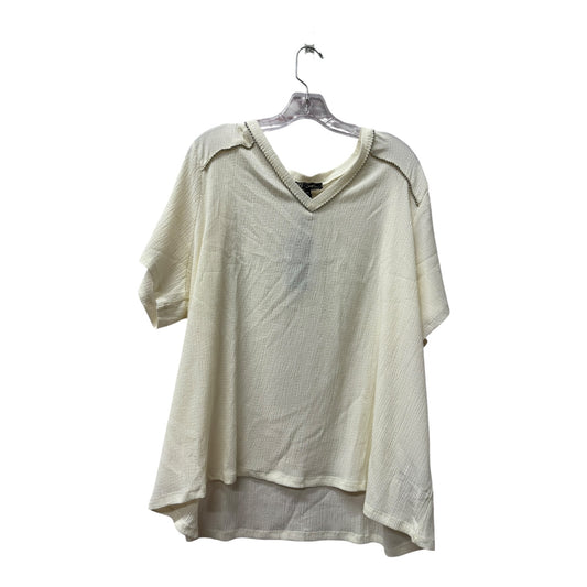 Top Ss By Diane Gilman In Cream, Size:3X