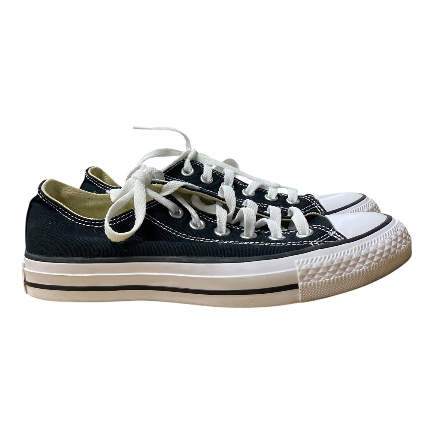 Shoes Sneakers By Converse In Black, Size:7