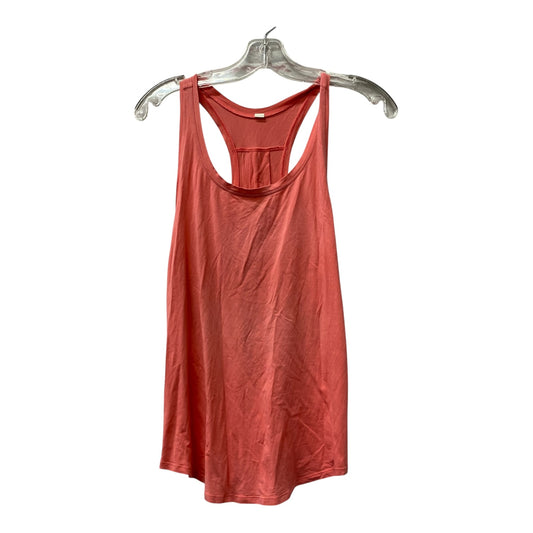 Athletic Tank Top By Lululemon In Pink, Size:M