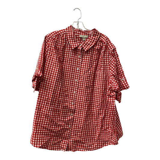 Top Ss By Woman Within In Red, Size:2X