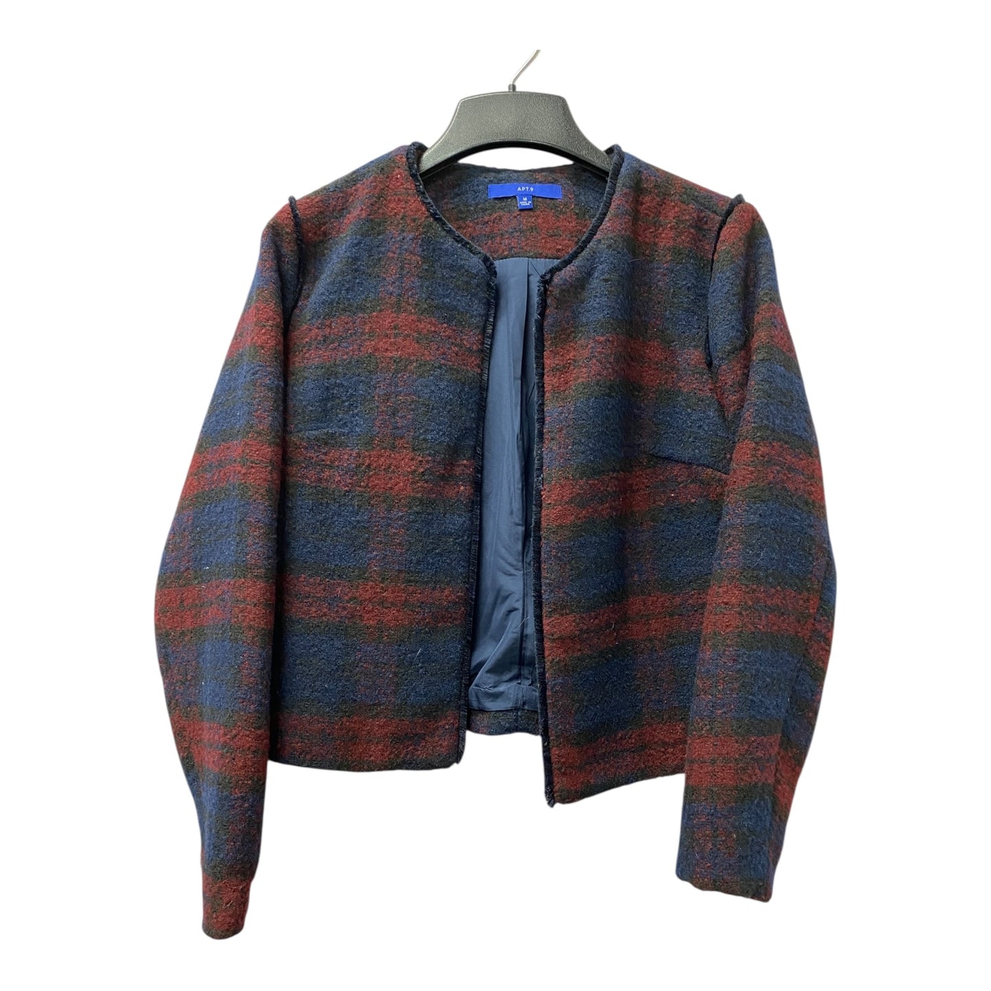Blazer By Apt 9 In Blue & Red, Size:M