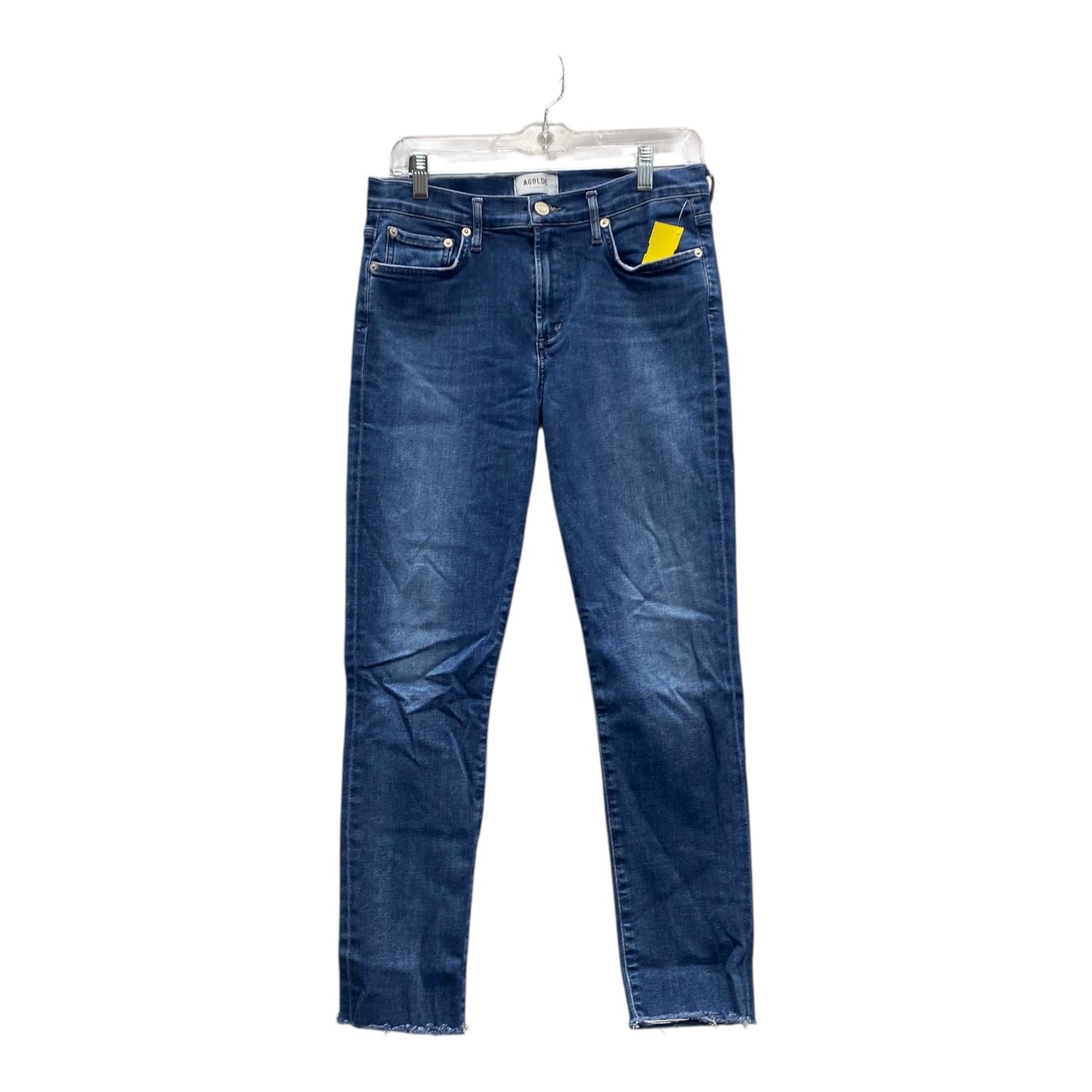 Jeans Straight By Agolde In Blue, Size:6